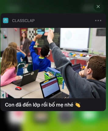 ClassClap class management application adds the notification feature "Your children are in class"